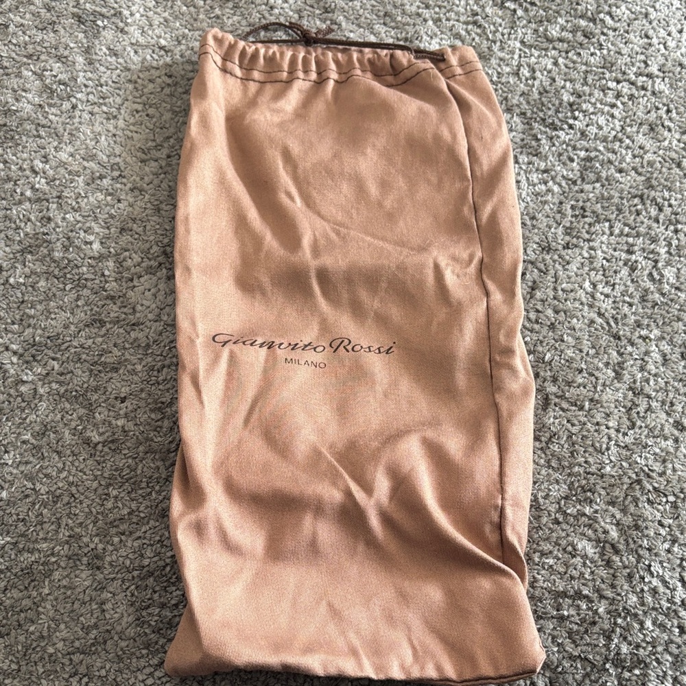 Gianvito Rossi Camel Shoe Bag